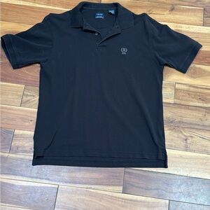 Izod Mens Black Polo Shirt